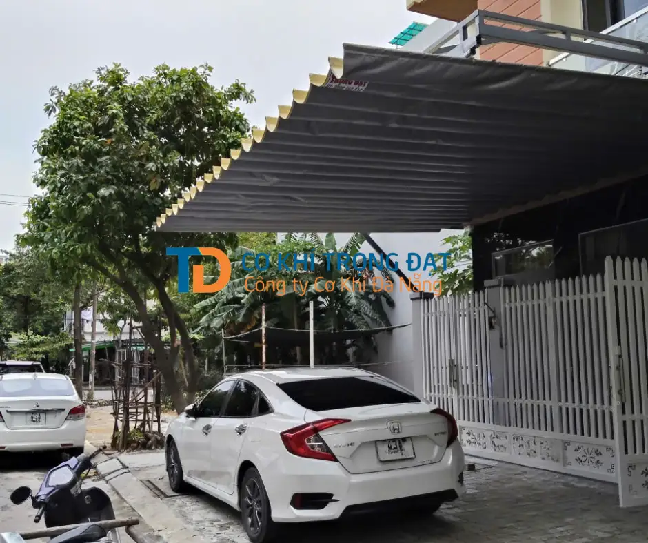 Bàn giao mái xếp tại 01 Cầm Bá Thước - Thẫm mỹ, bền đẹp từ Xưởng cơ khí Đà Nẵng