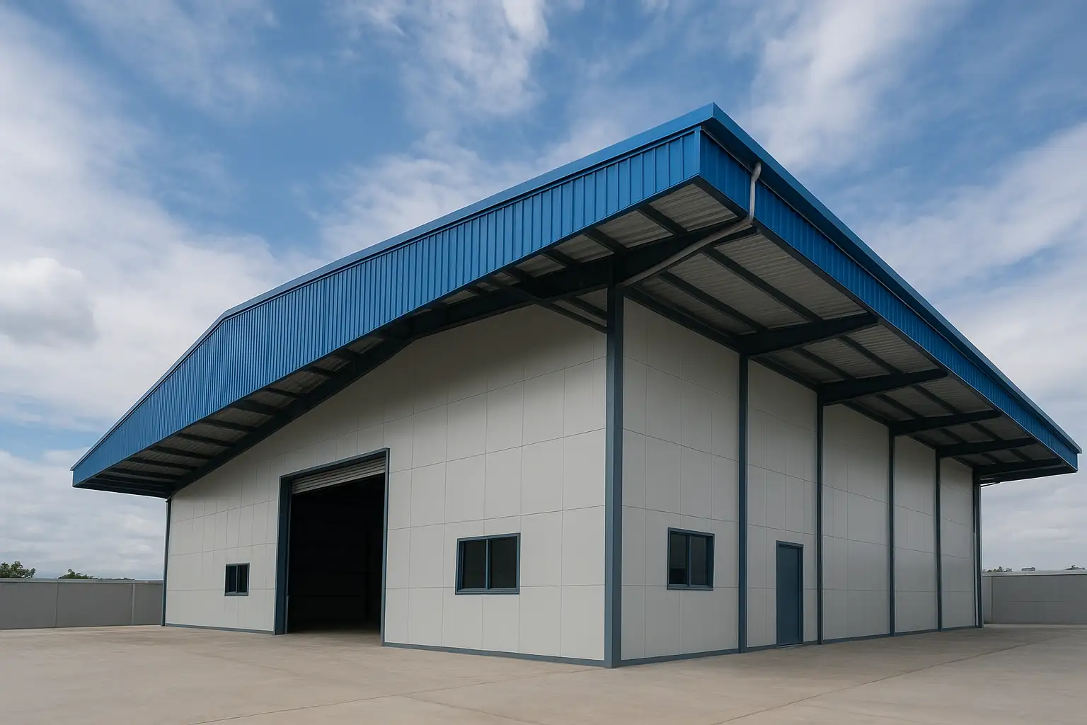 Mái che – vách panel phòng sạch